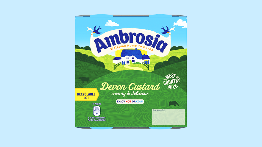 Ambrosia Devon Custard pots 4 pack