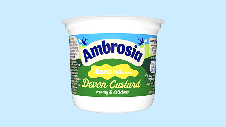 Ambrosia Banana Devon Custard pot