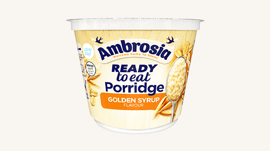 Ambrosia RTE Golden Syrup Porridge 210g