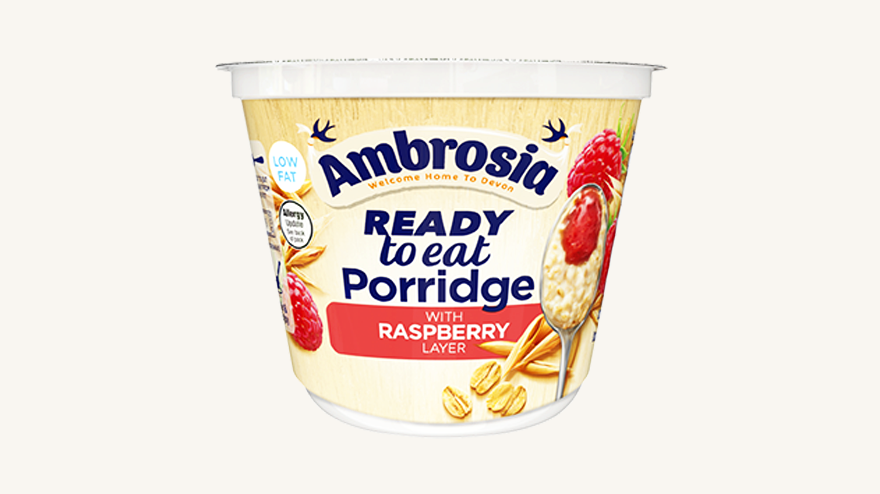 Ambrosia RTE Raspberry Porridge 210g