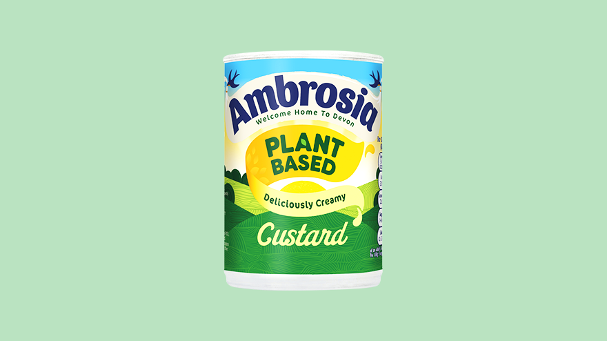 Ambrosia plant based custard