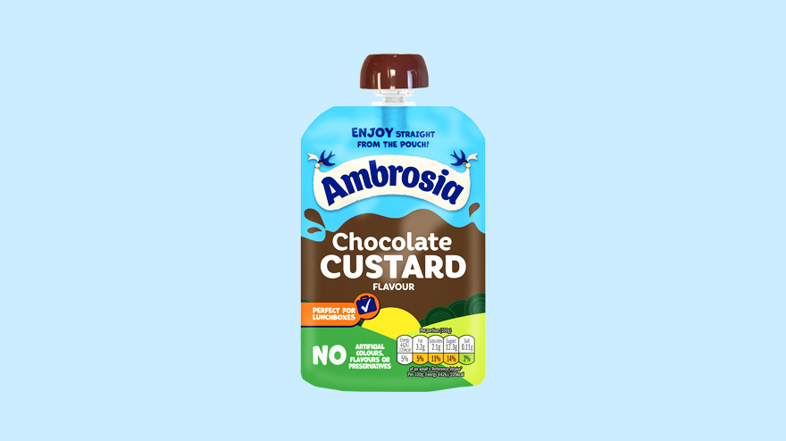 Ambrosia Chocolate Devon Custard Pouch