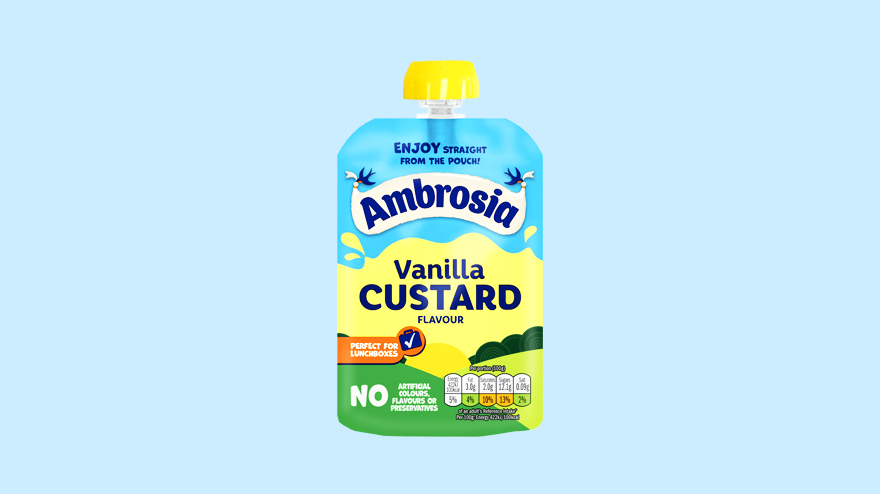 Ambrosia Vanilla Devon Custard Pouch