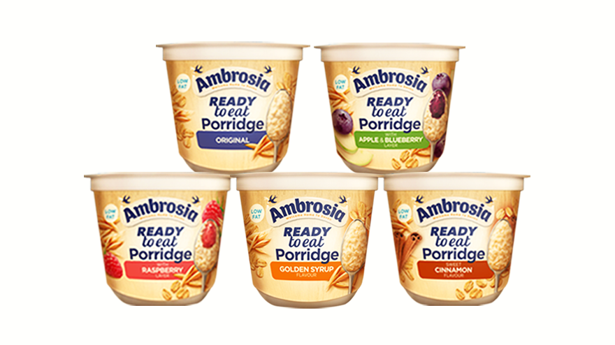 Ambrosia porridge range